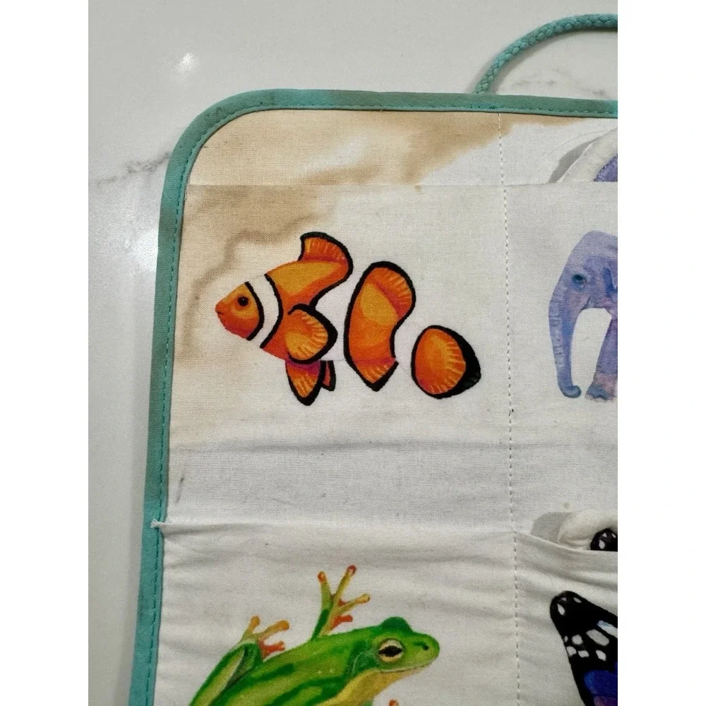 Lovevery Quilted Critter Pocket Animal Board Replacement Piece only Montessori